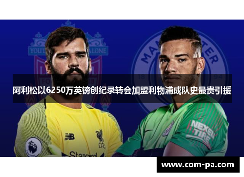 阿利松以6250万英镑创纪录转会加盟利物浦成队史最贵引援 阿利松以6250万英镑创纪录转会加盟利物浦成队史最贵引援