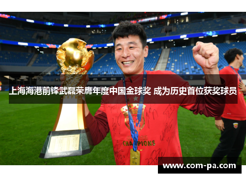 上海海港前锋武磊荣膺年度中国金球奖 成为历史首位获奖球员
